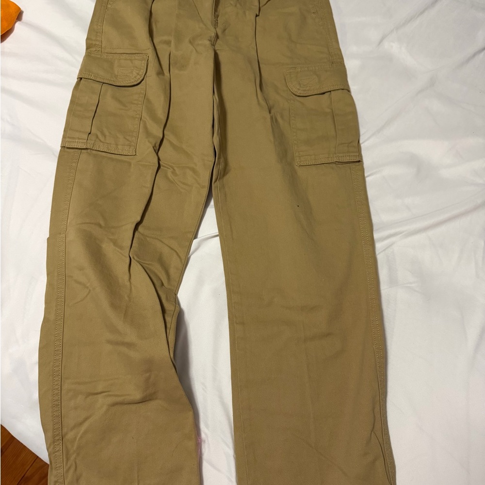 Boys Tan Cargo Pants